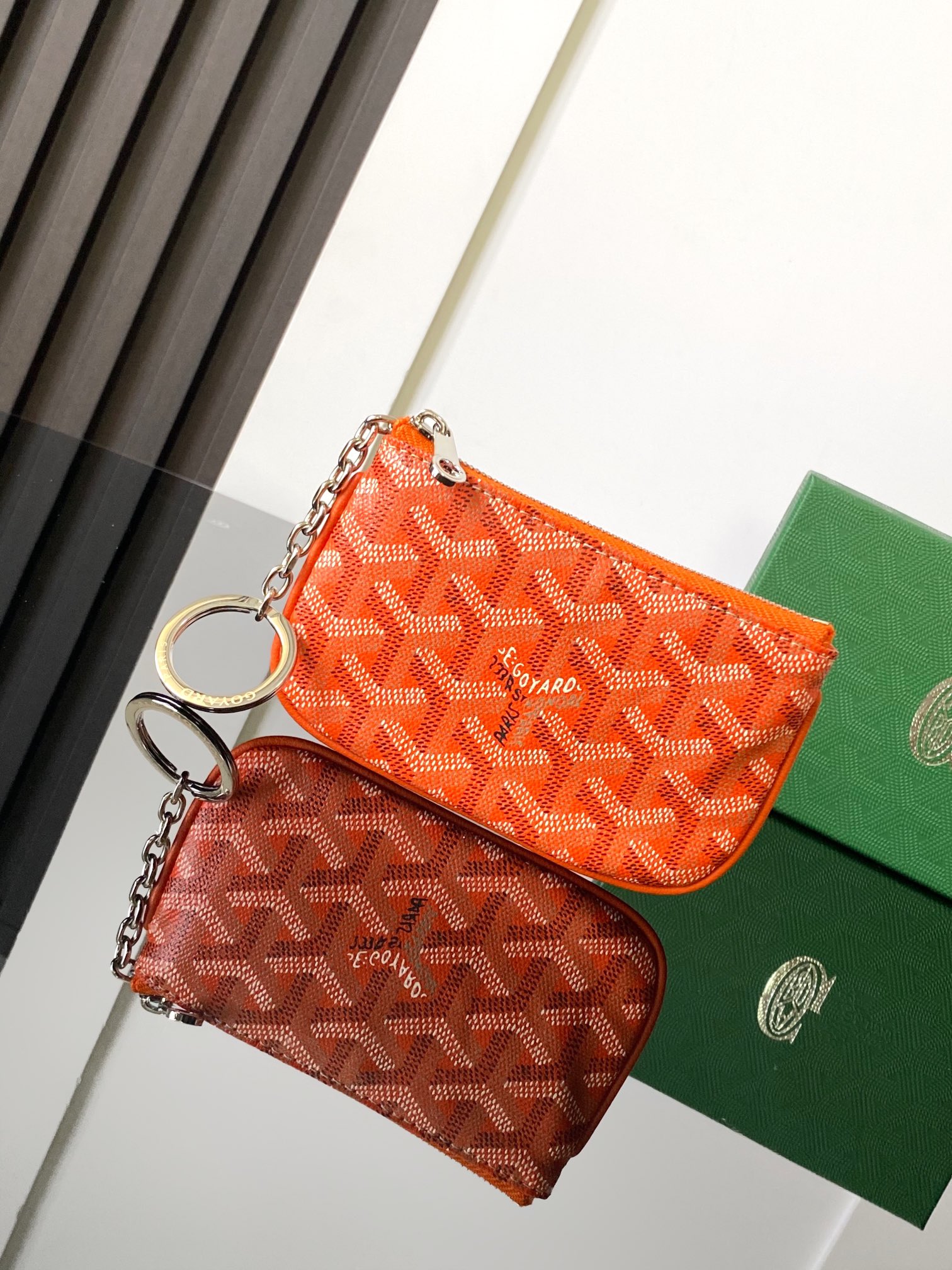 Goyard Sénat Nano Key Pouch-Orange