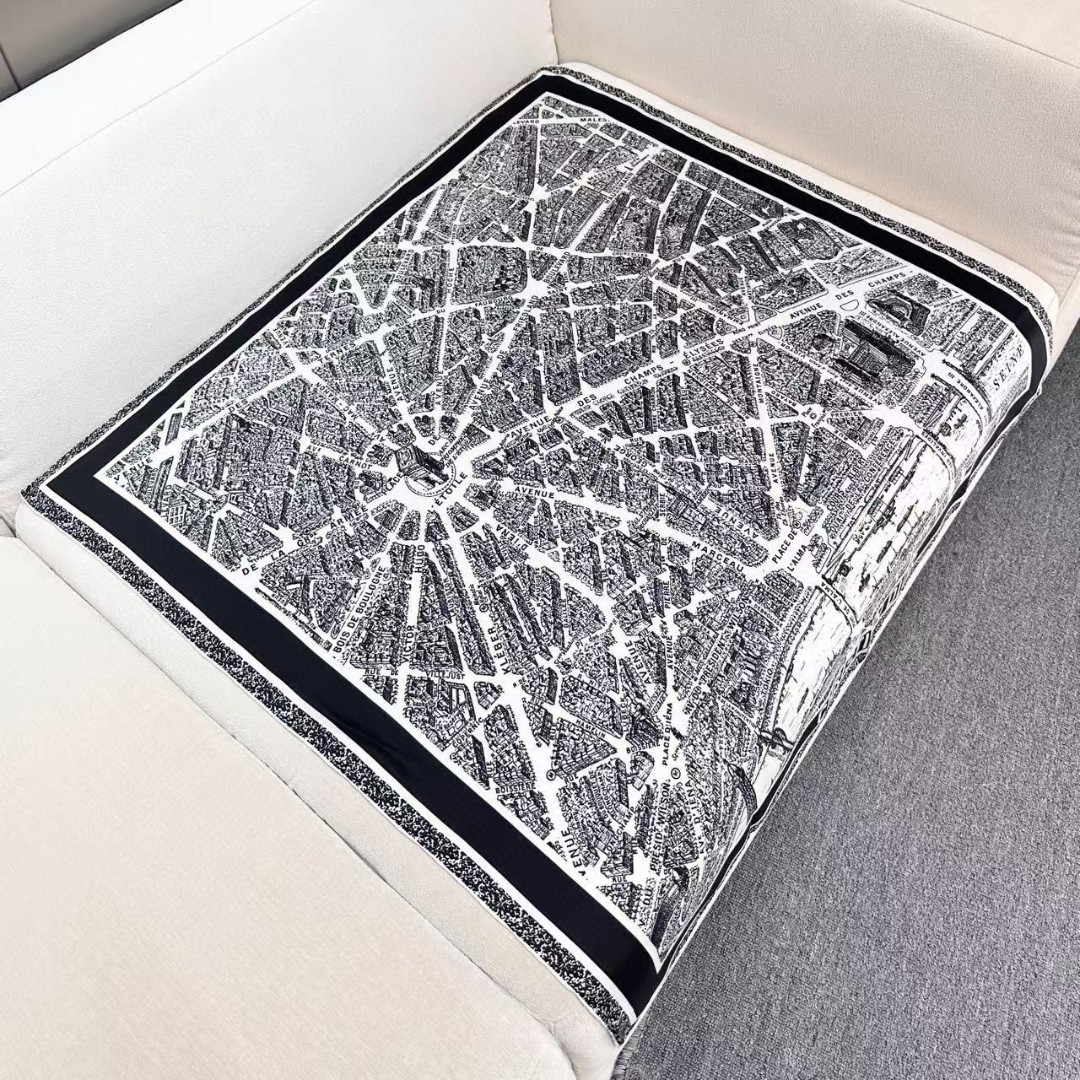Dior Plan de Paris Silk Square 90