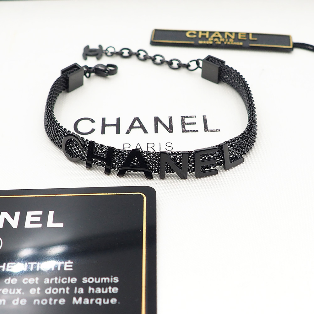 Chanel Fashion Brass black bracelet