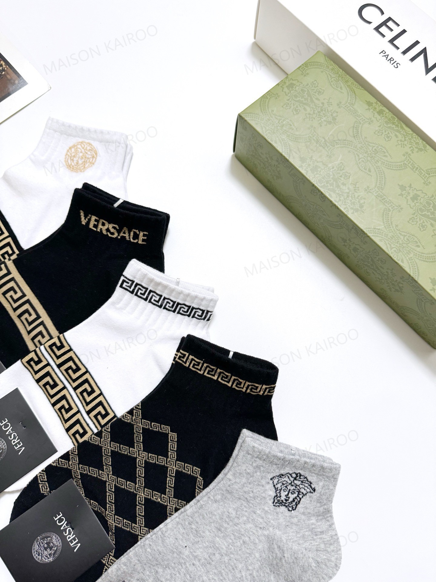 Versace Socks 5-Pack - KAIROO