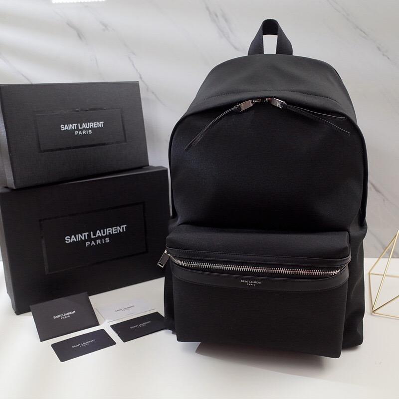 Saint Laurent ysl black backpack bags