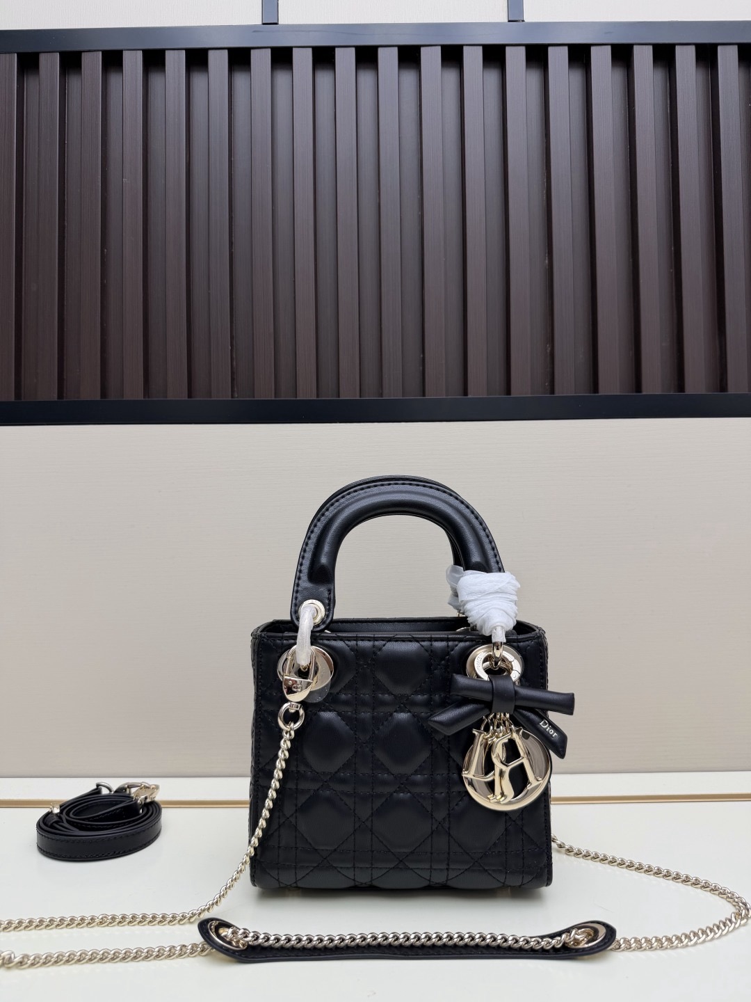 DIOR lady mini Bow Bag