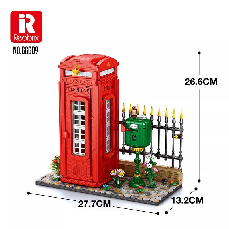 ReoBrix 66609 - Telephone Booth