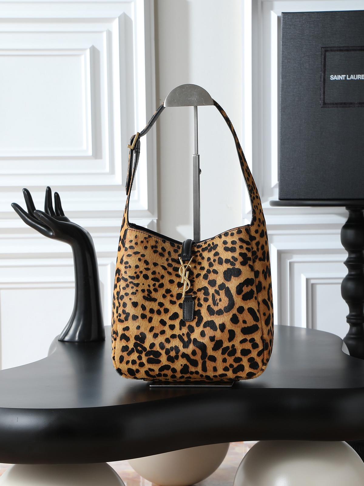 YSL Saint Laurent leopard crossbody bag