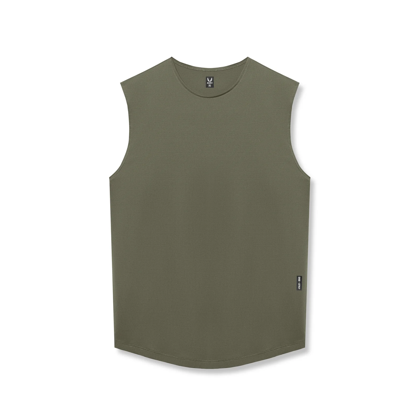 0757. AeroSilver Cutoff Tank - Olive