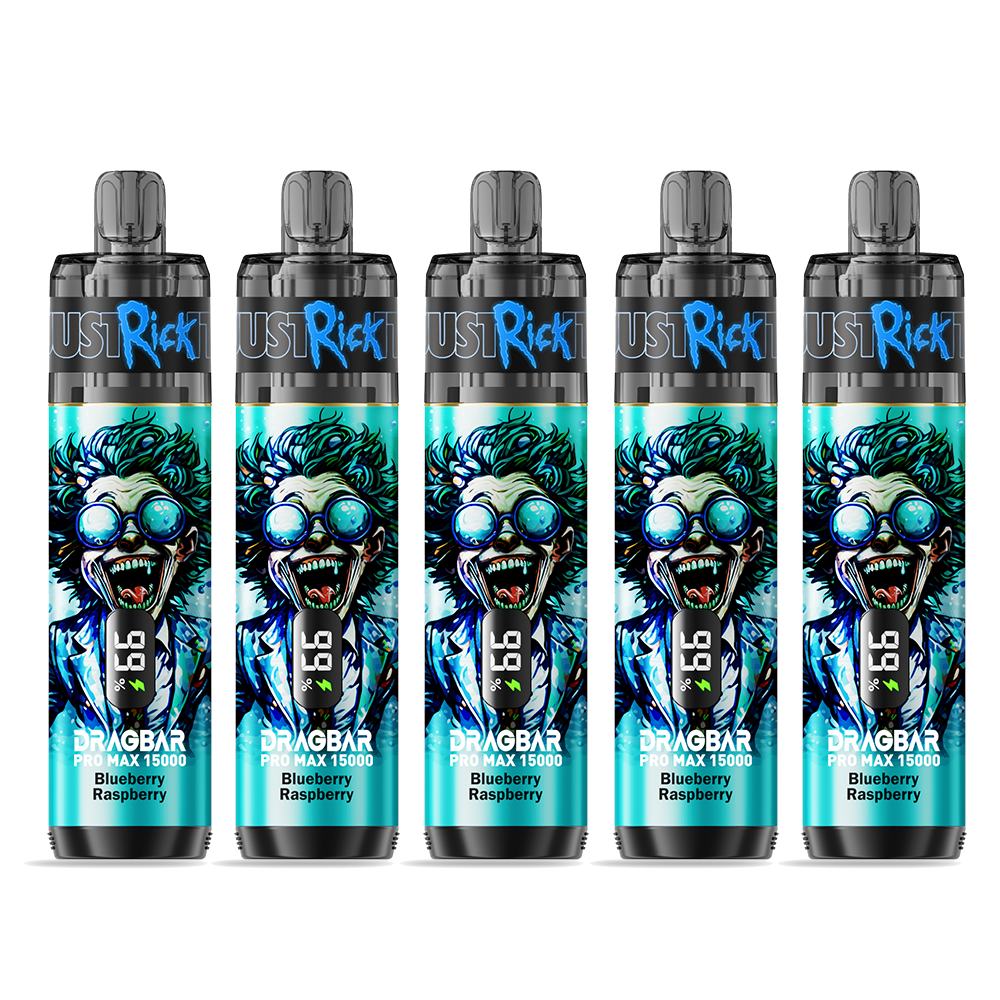 [5-Pack Bundle] Dragbar Pro Max 15K Disposable Vape (2%,15000 Puffs)
