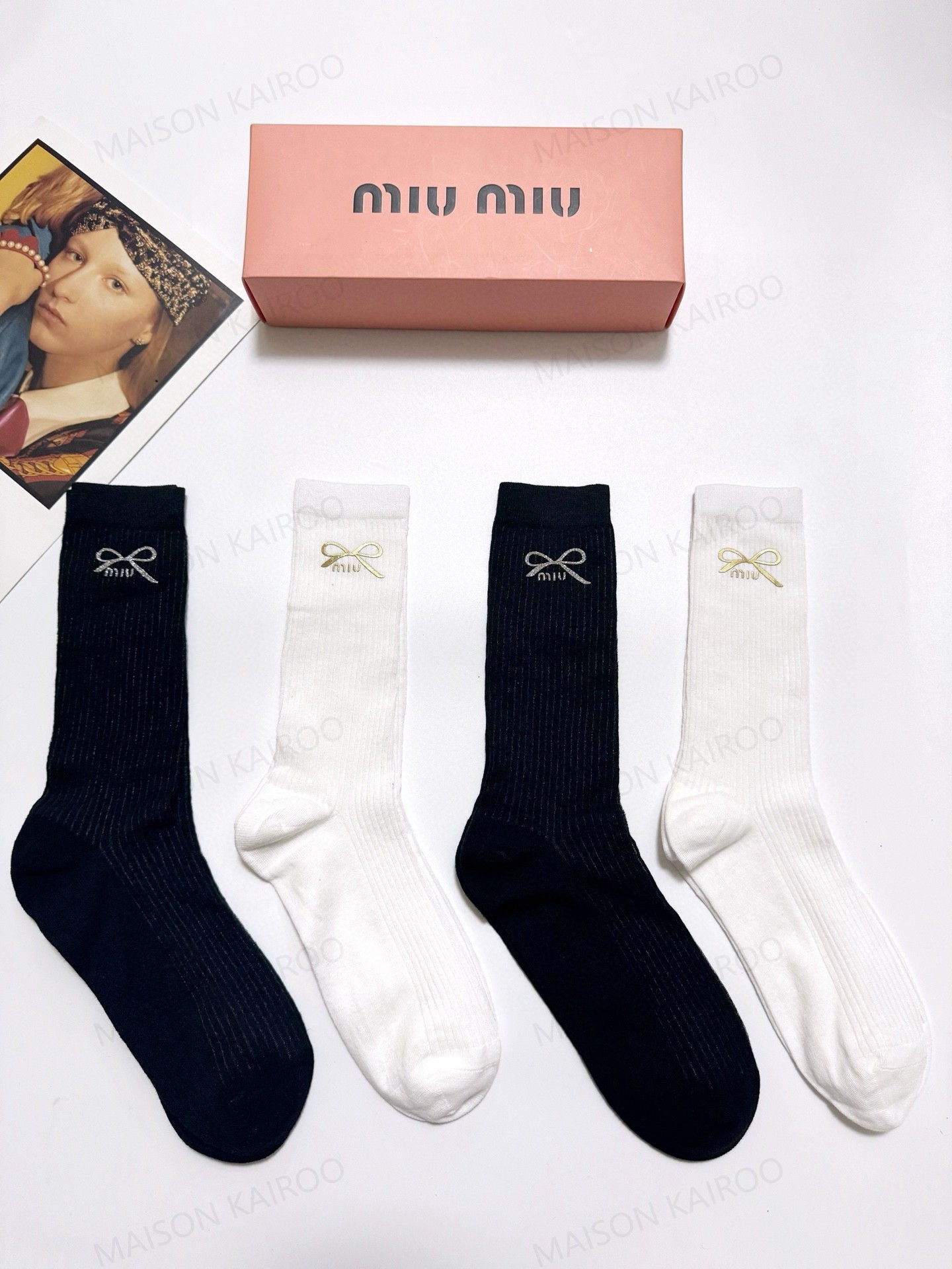 MIU MIU Socks 4-Pack - KAIROO