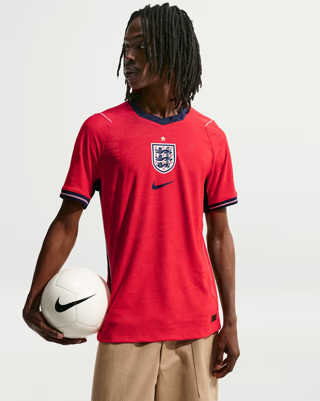 Player Version England Away Soccer Jersey World Cup 2026