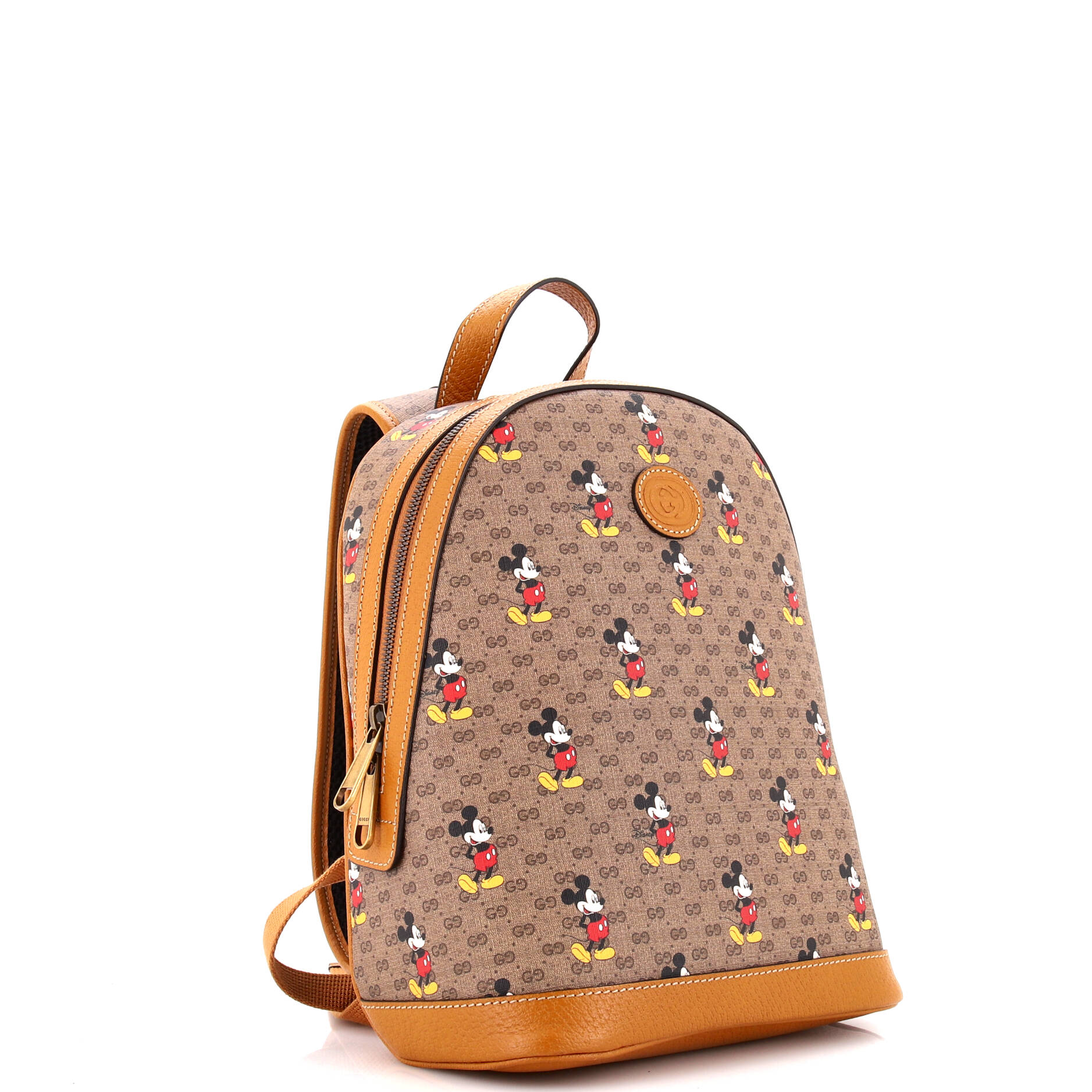 Gucci Disney Mickey Mouse Backpack Printed Mini GG Coated Canvas Small bag