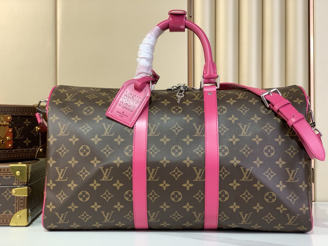 Louis Vuitton LV Keepall Bandouliere 50 Travel Bag