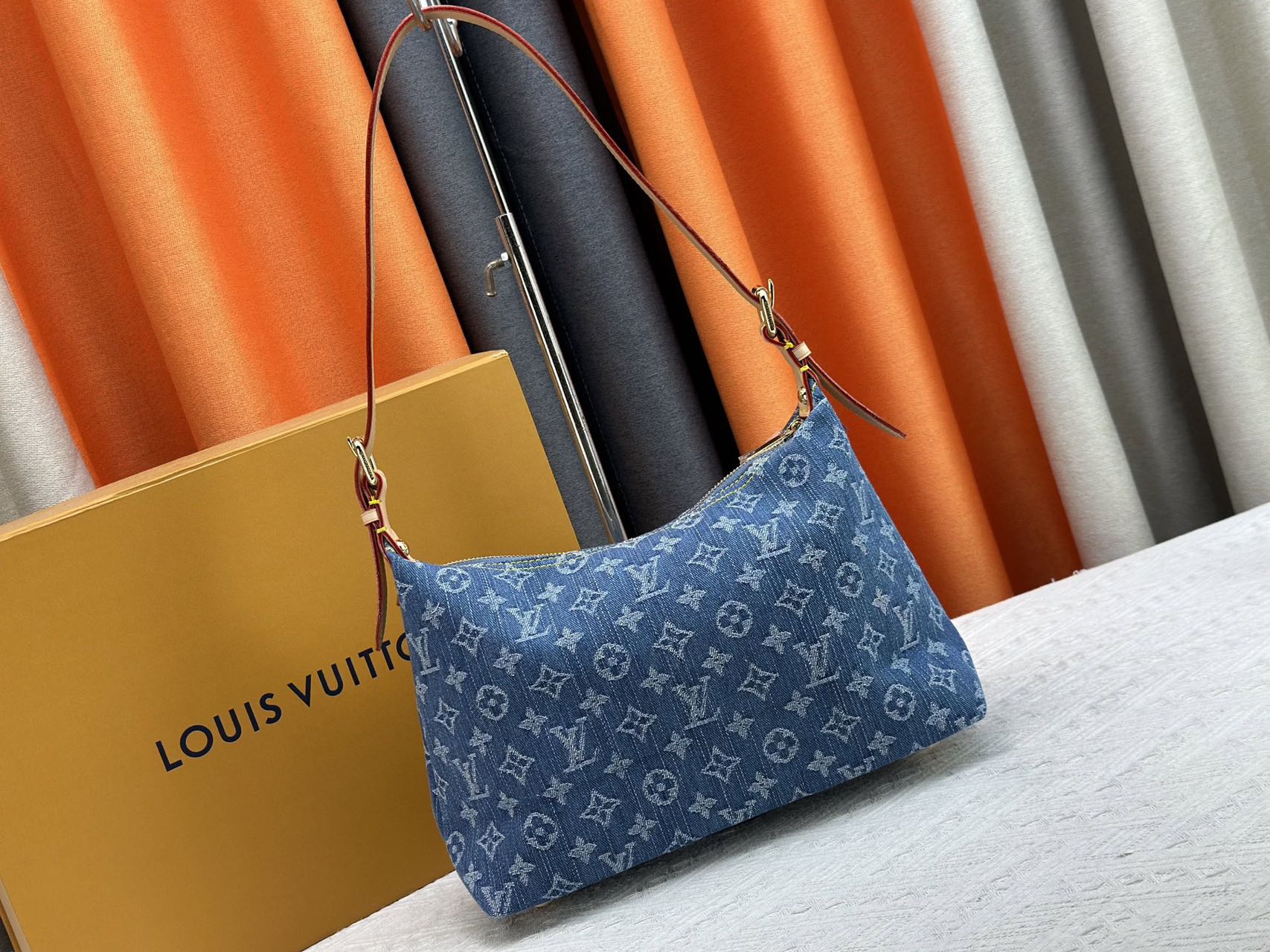 Louis Vuitton M44464 M44450 new denim handbags