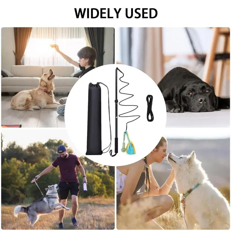 Dog Teasing Stick Telescopic Kitten Toy Teasing Cat Wand Toy Portable Cat Teaser Developmental Toys Interactive Cat Teaser Wand