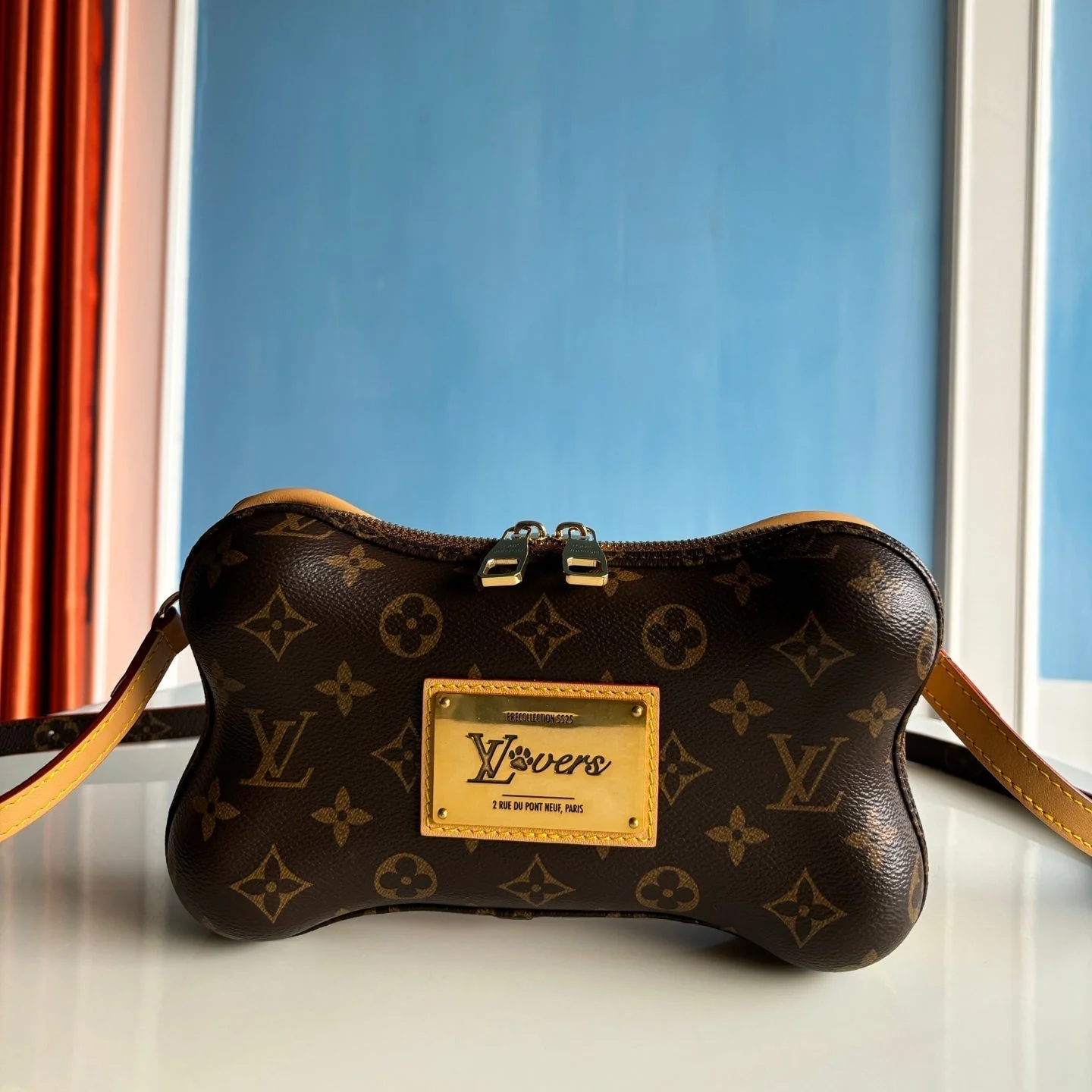 Louis Vuitton LV SS25 Bone Wearable  24cm Monogram coated canvas