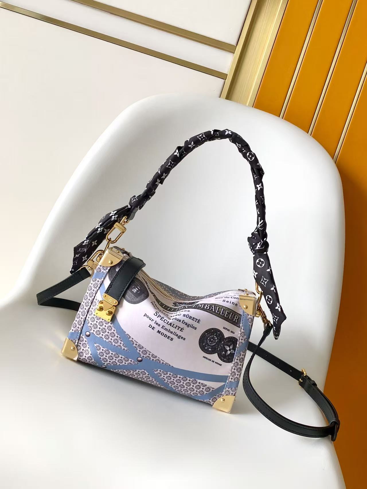 Louis Vuitton Side Trunk Medium Handbag