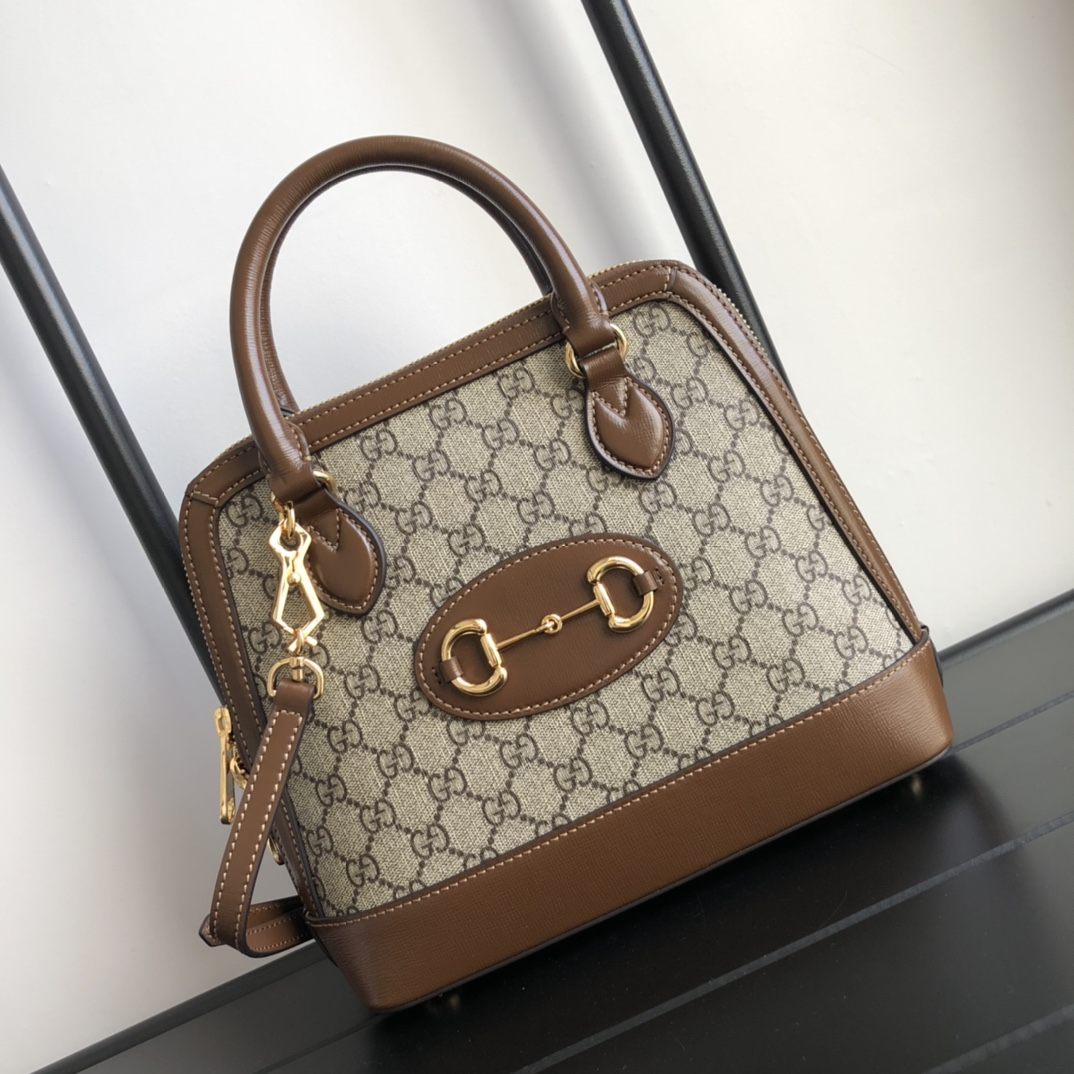Gucci Hrsebit 1955 Shell Handbag