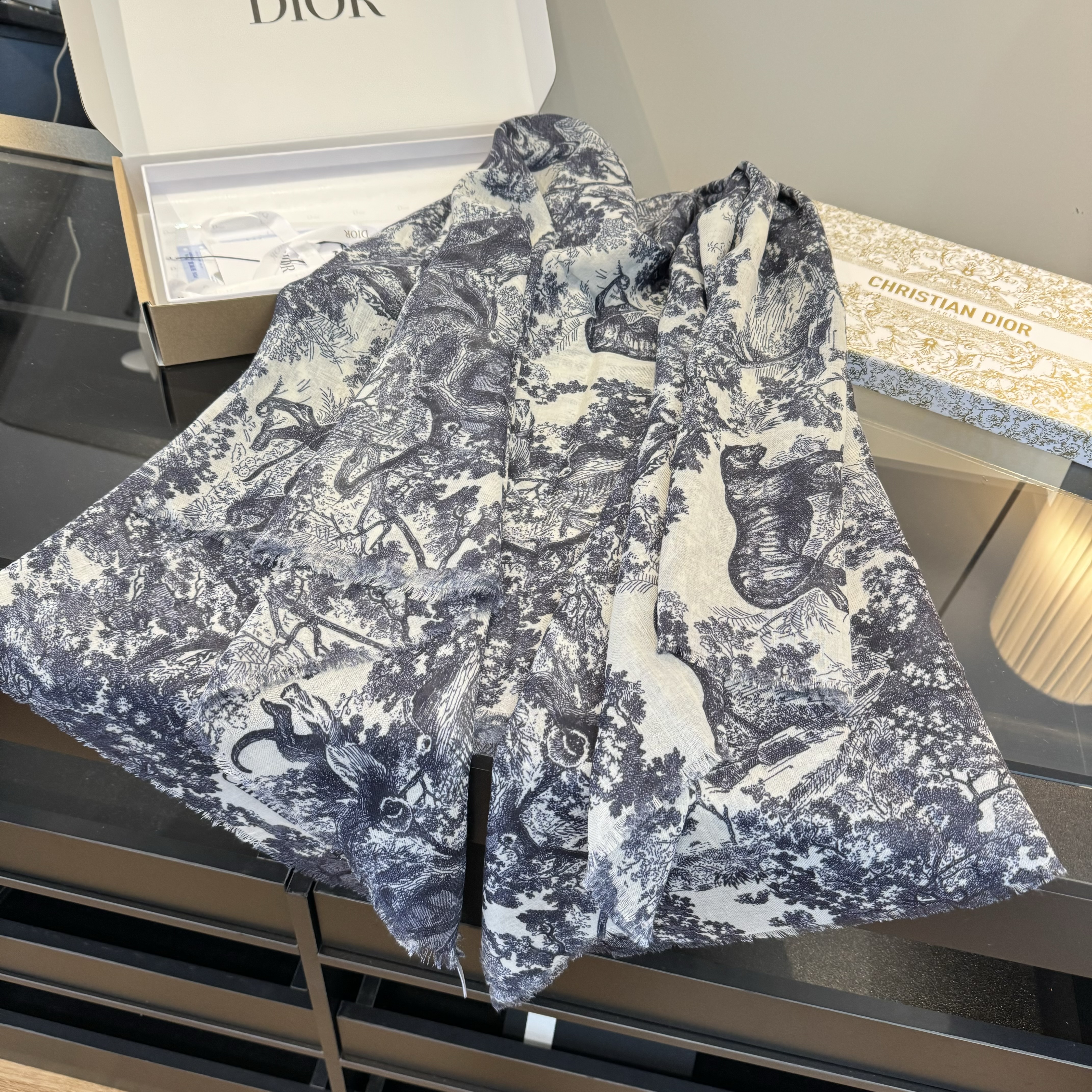 Dior Large Cashmere scarf