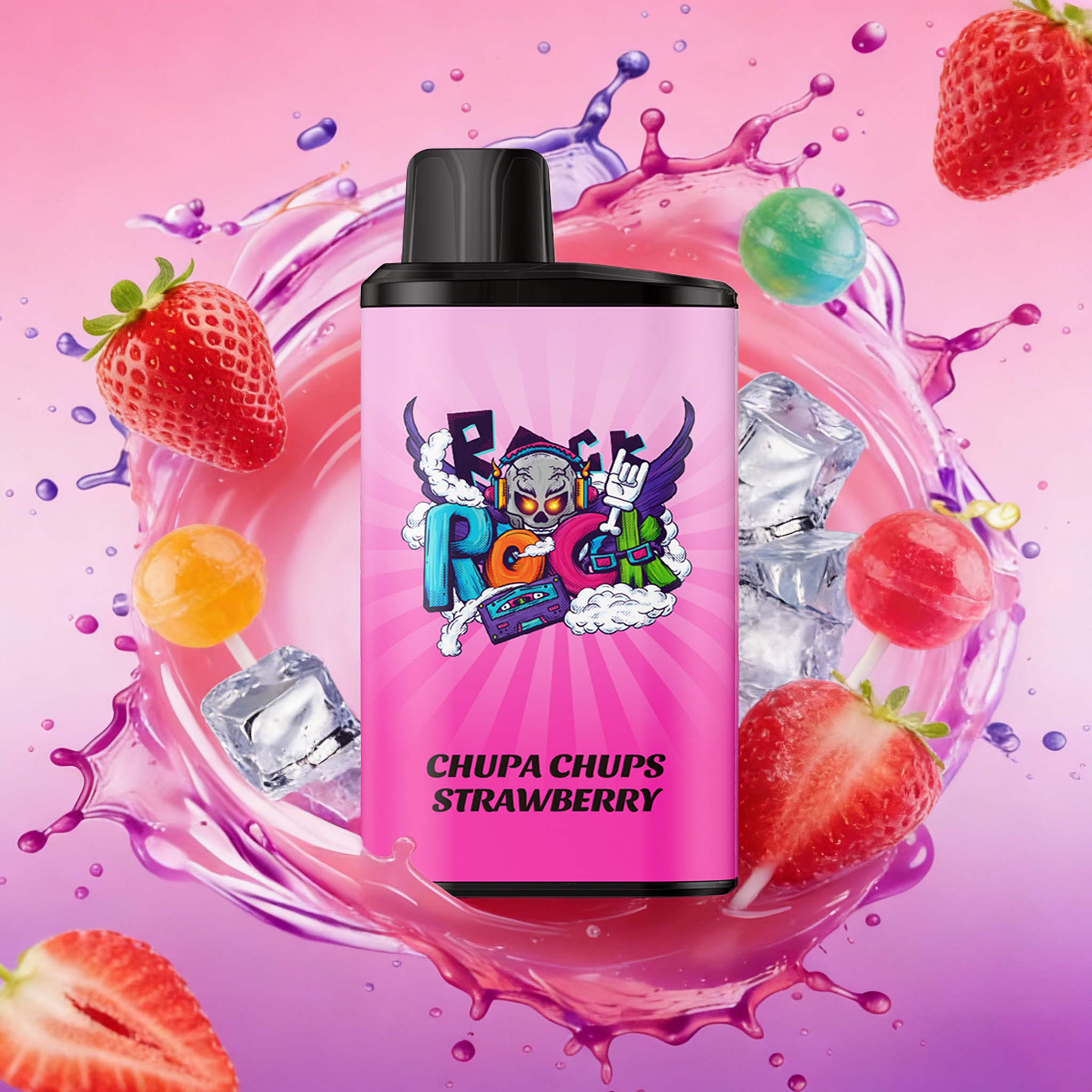 IGET BAR PRO-CHUPA CHUPS STRAWBERRY