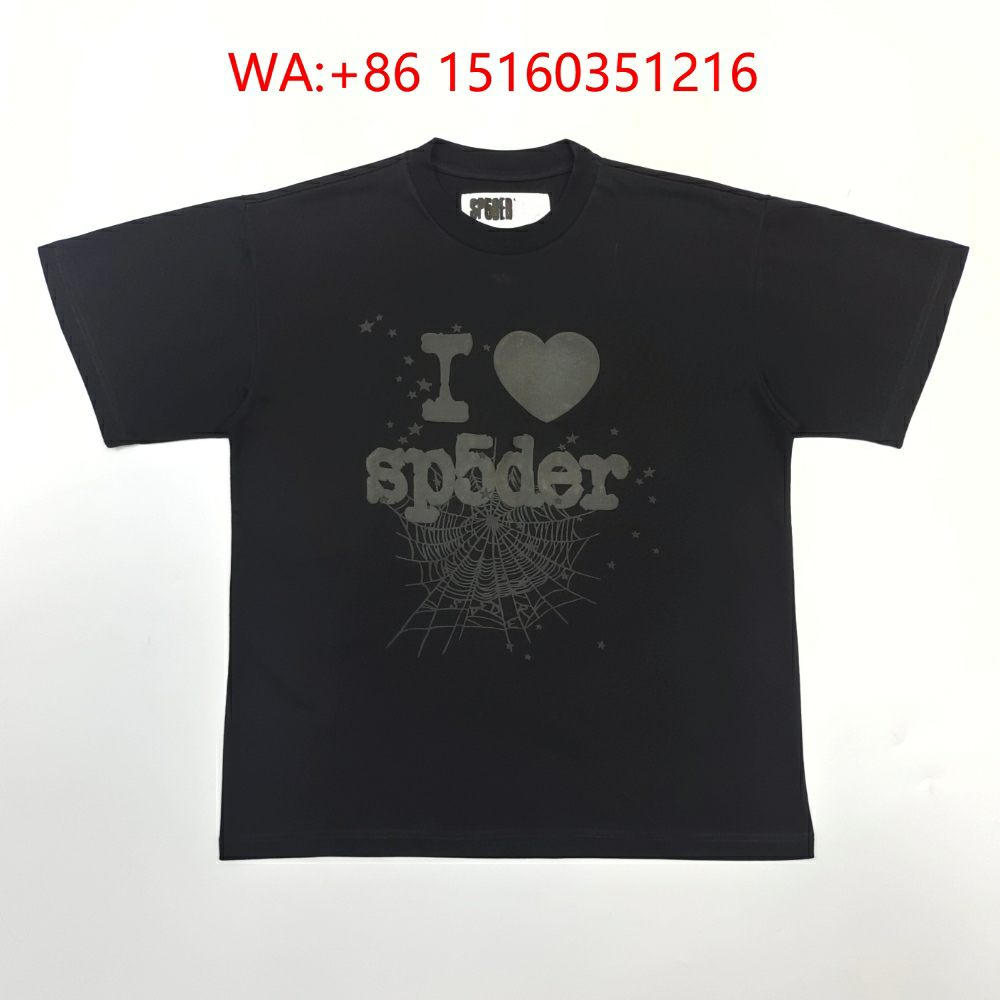 1:1 SP5DER WORLDWIDE T-shirt 01 Collection for men, Streetwear tee