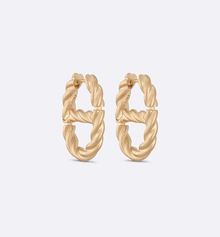 Dior CD Gold Earrings