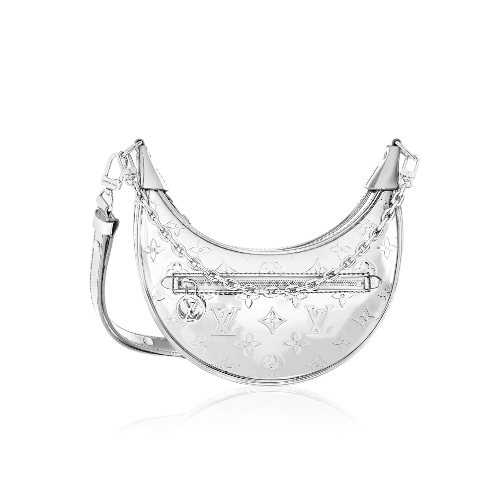 Louis Vuitton LV New silver embossed bag
