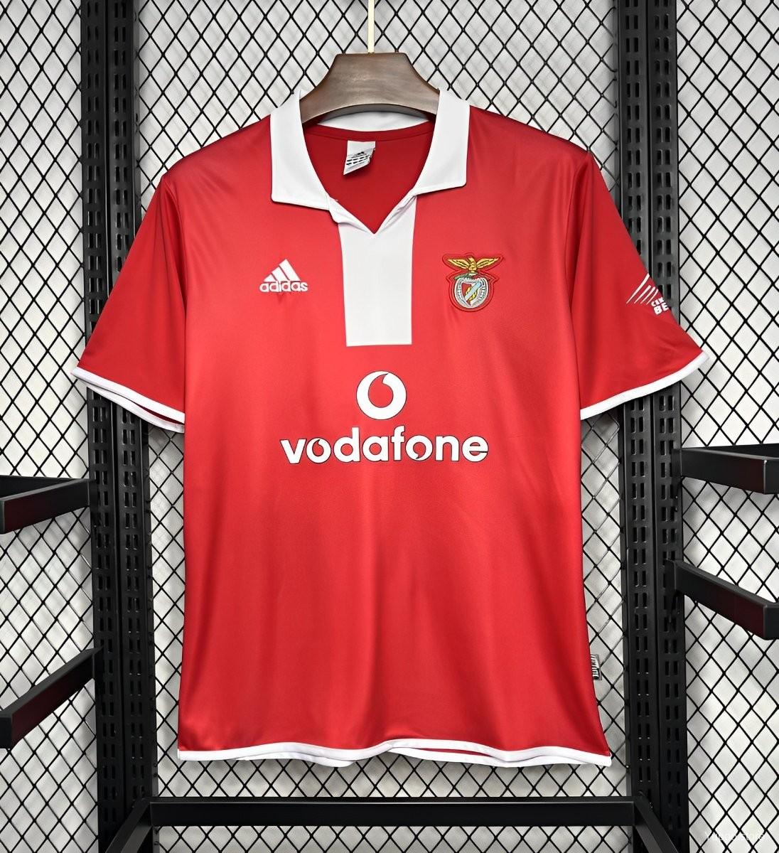 2004/05 Benfica Home Retro Jersey S-2XL