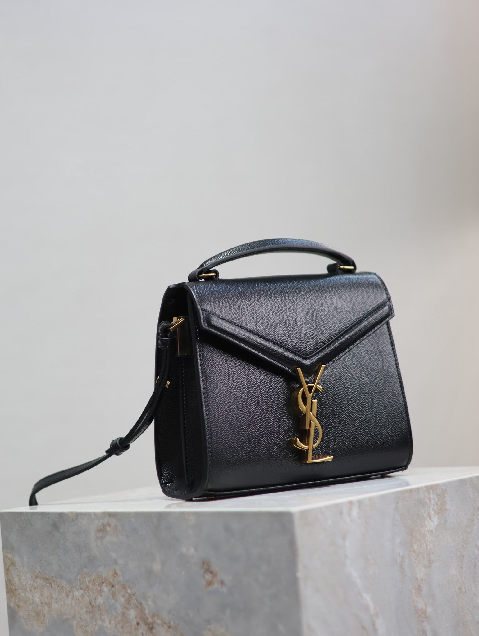 Saint Laurent cassandra mini caviar tote