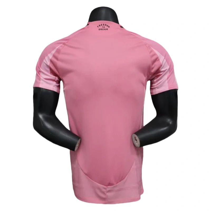 Inter Miami CF Home Pink Soccer Jersey Player Version Shirt 2025-26
