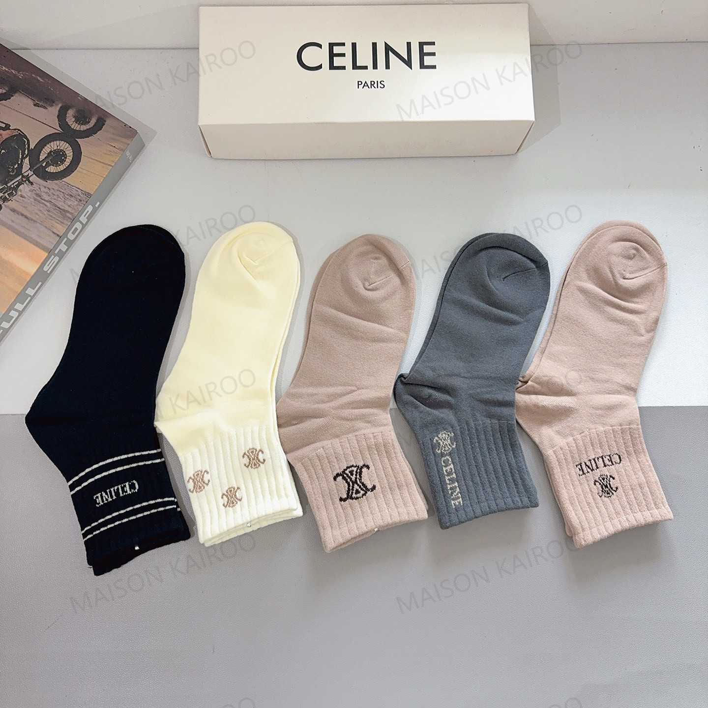 Celine Socks 5-Pack - KAIROO