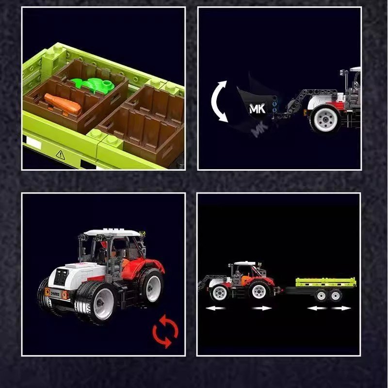 MOULD KING 24093 - Wheel Loader & Agriculturnl Trailer