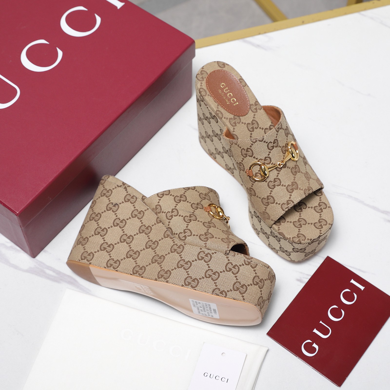Women's Gucci GG Platform Mule