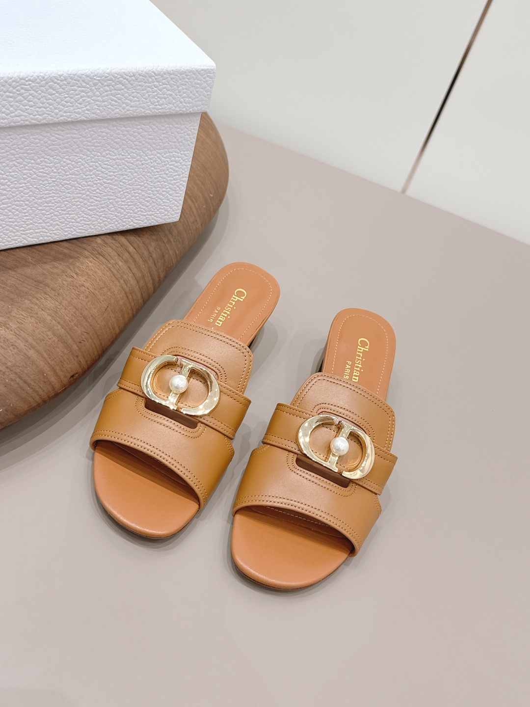 Women's Dior Leather Slide