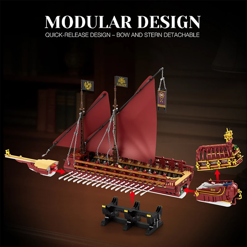 Reobrix 66105 - Galleass Sailboat