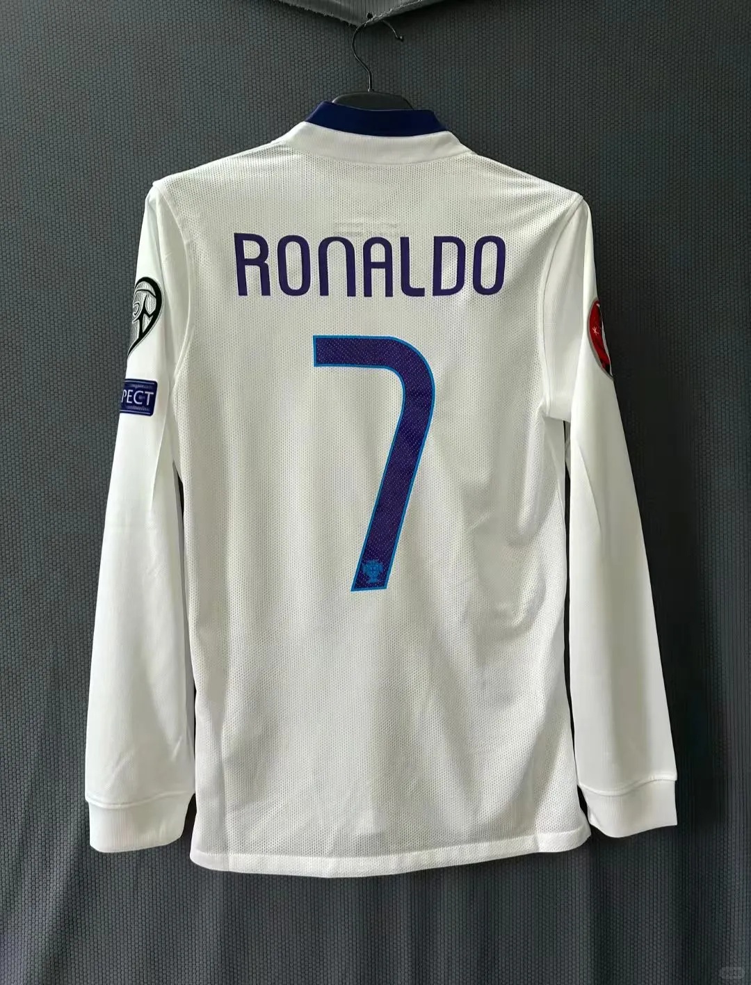 Portugal Retro Away Long Sleeves Jersey 2014