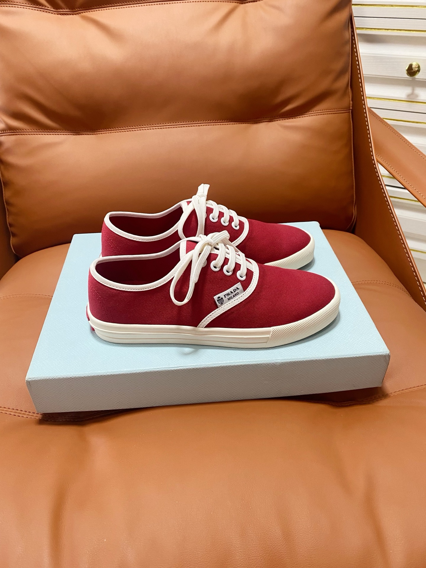 Prada Light-weight Canvas Unisex Sneaker