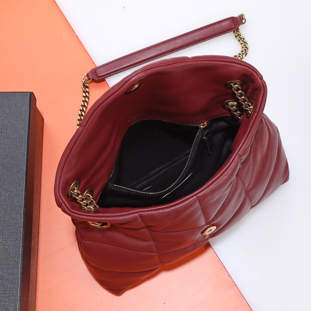 Saint Laurent YSL Loulou puffer quilted lambskin bag
