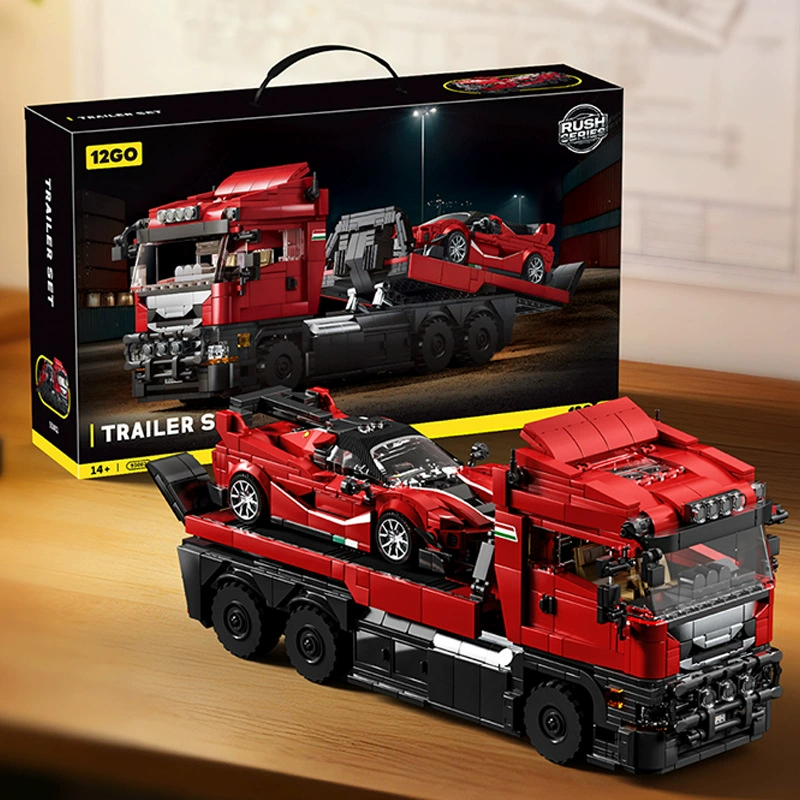 12GO 95002 - Scania Truck + LaFerrari FXX K Trailer