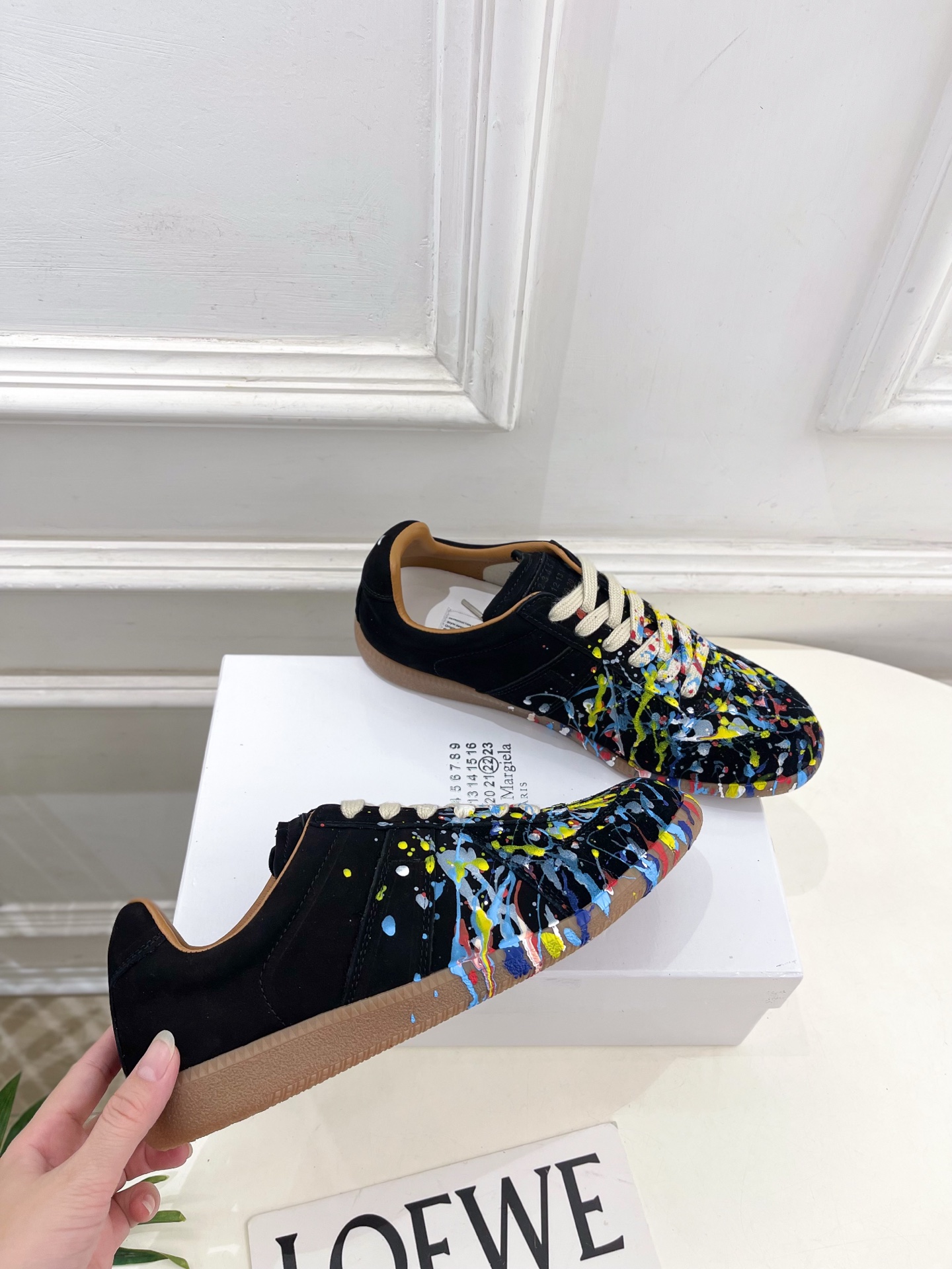 Maison Margiela Unisex Paint Sneaker