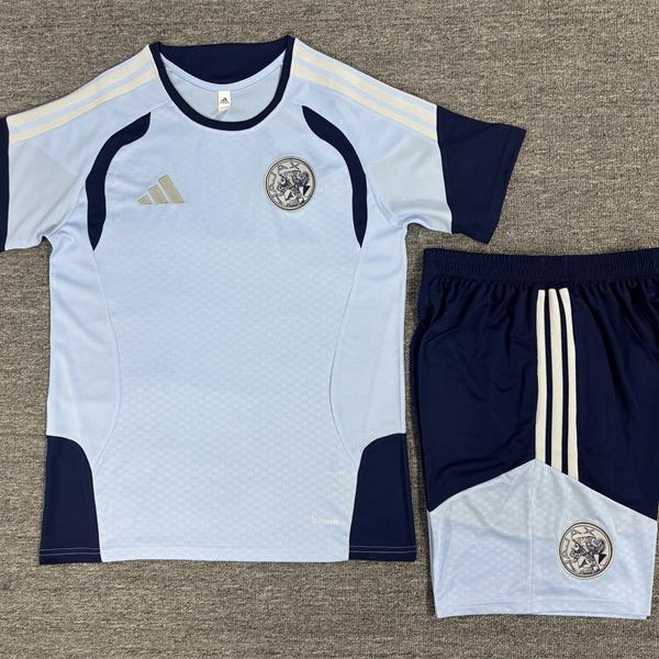 Ajax 26/27 Short Sleeves Training Suit-Light Blue