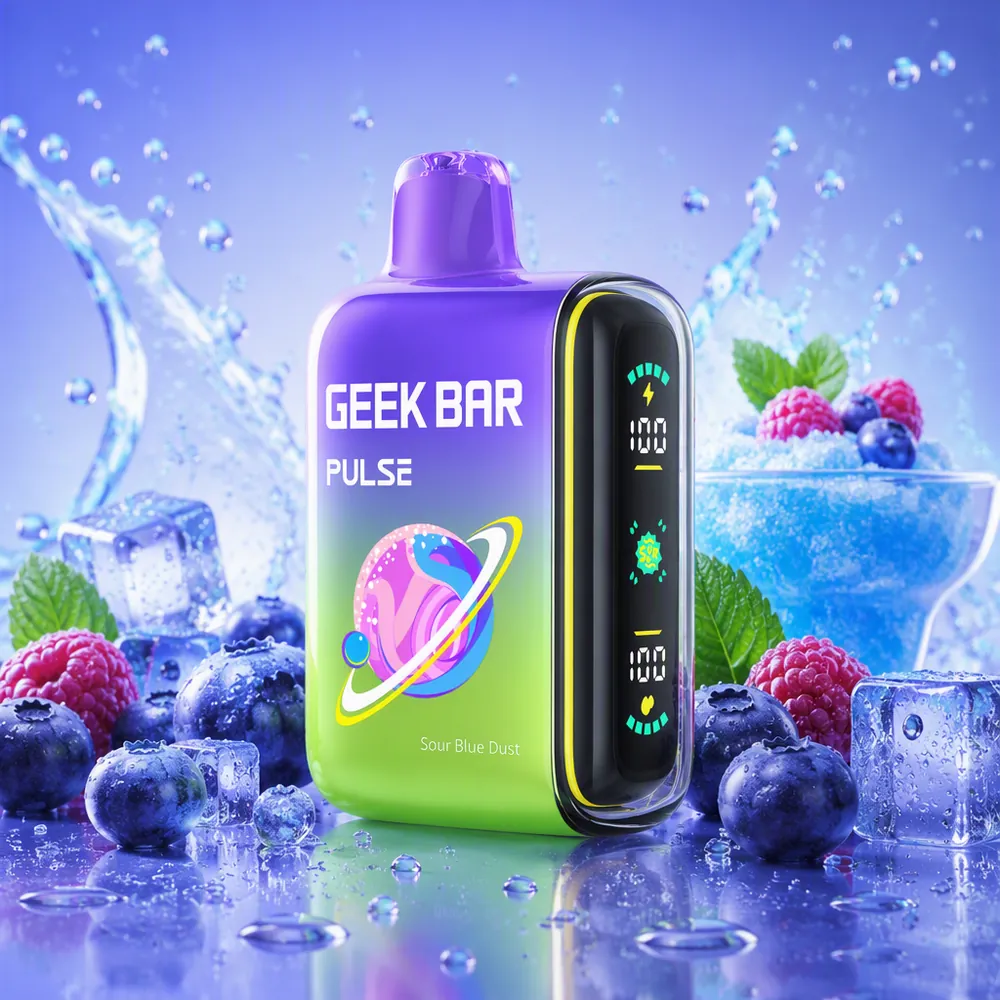 Geek Bar Pulse 15K Disposable Vape - Sour Blue Dust