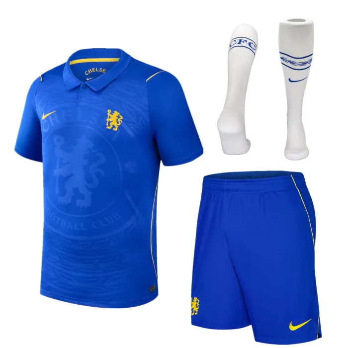 Kids Chelsea Home Jersey Suit & Socks 26/27