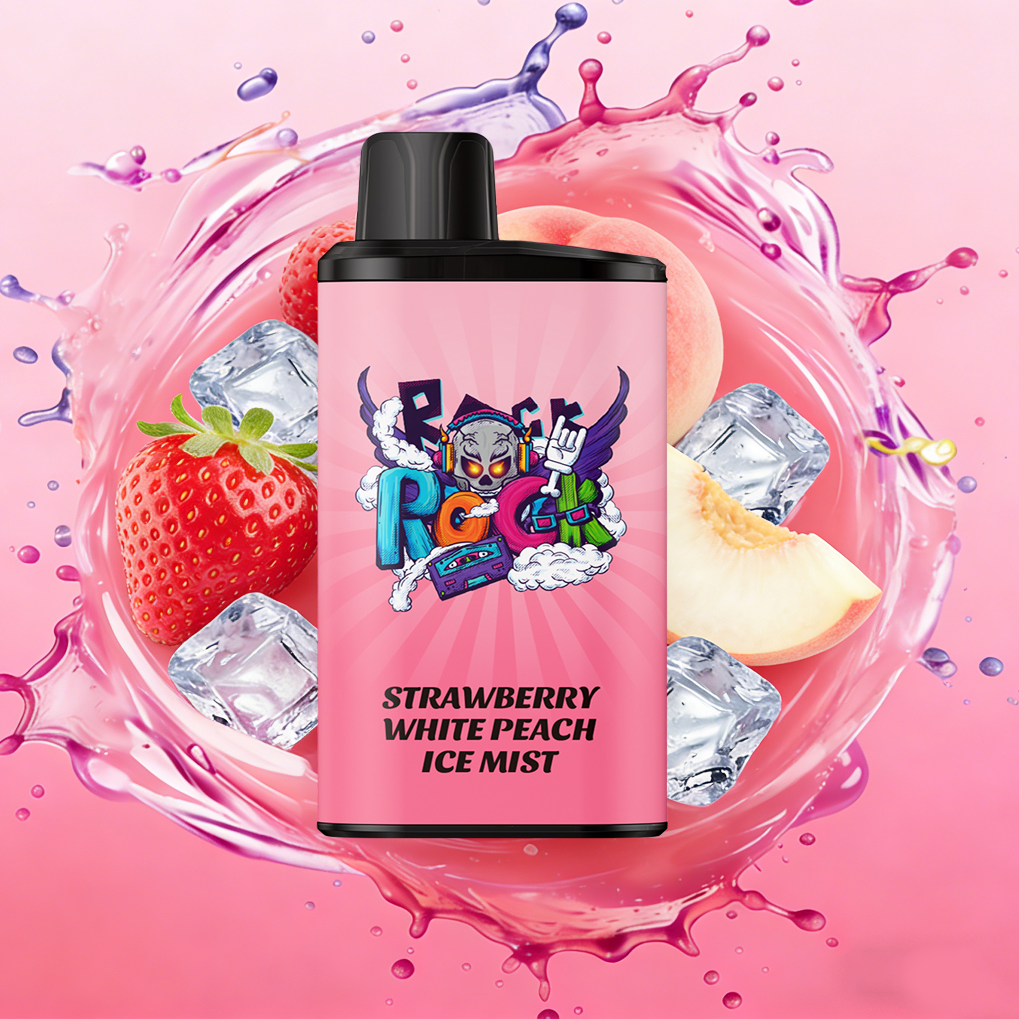 IGET BAR PRO-STRAWBERRY WHITE PEACH ICE MIST