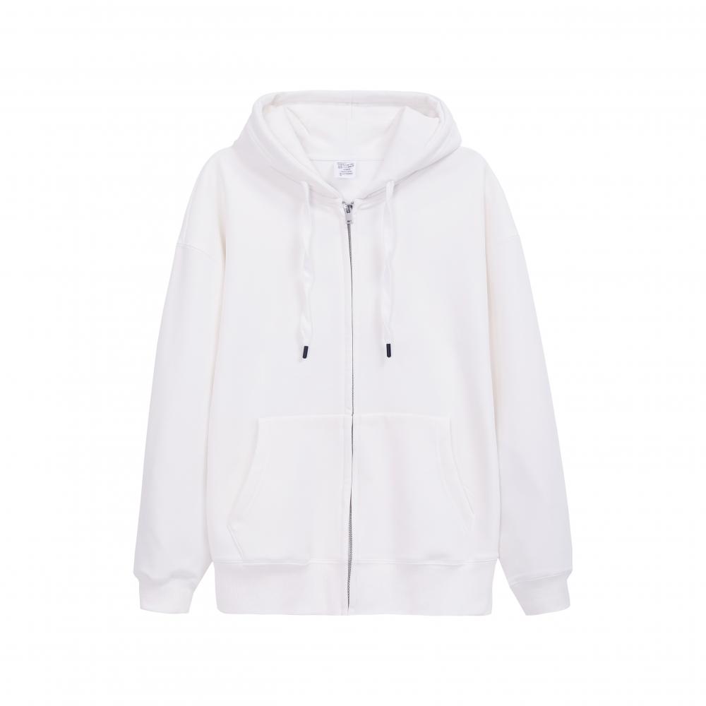 Suéter de lã Silver Fox resistente com zíper e roupas personalizadas