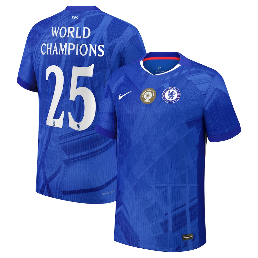 Chelsea Home World Champions 25 Player Jersey 25/26