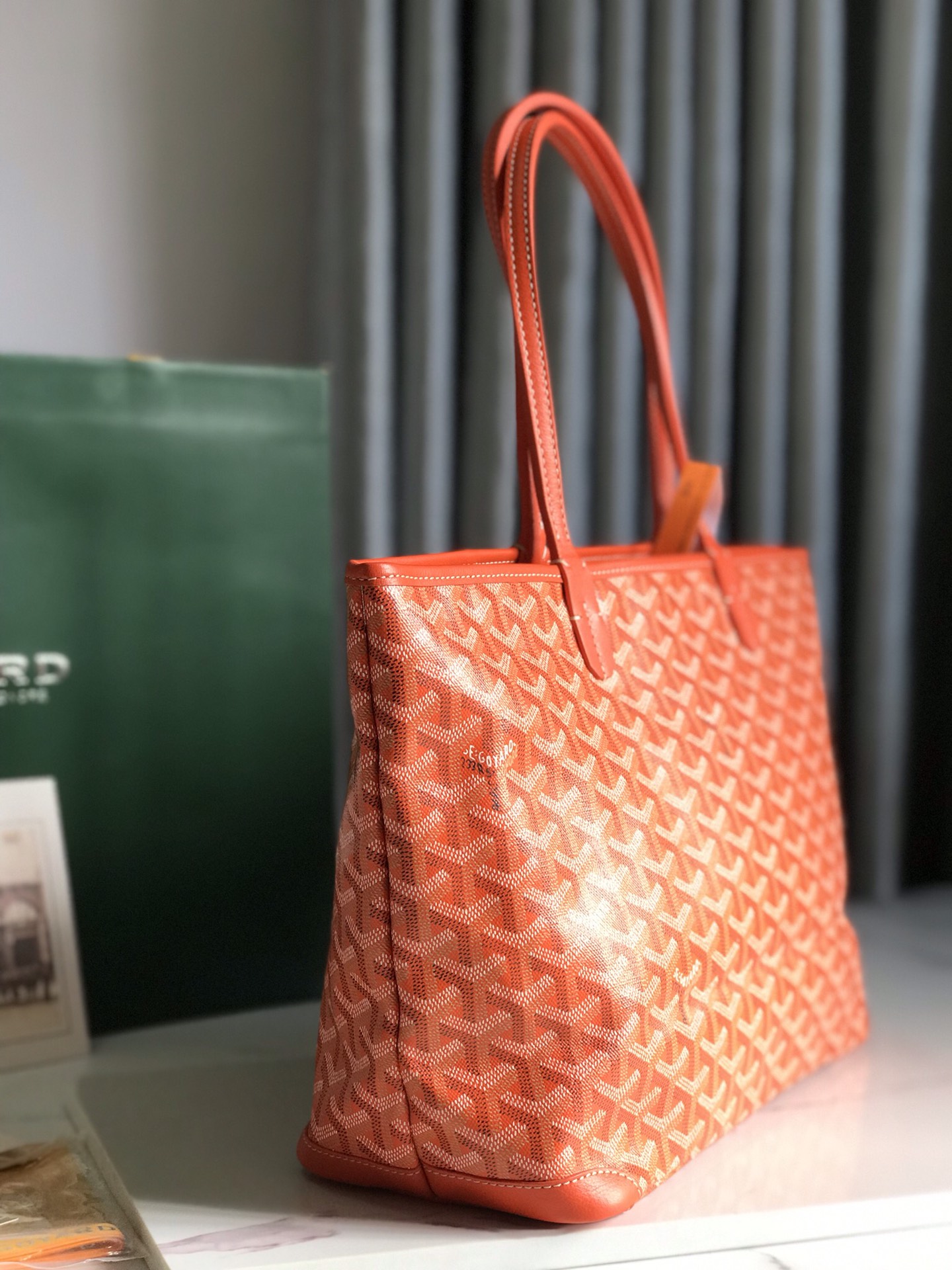 Goyard Saint Louis Artois PM Bag in Orange