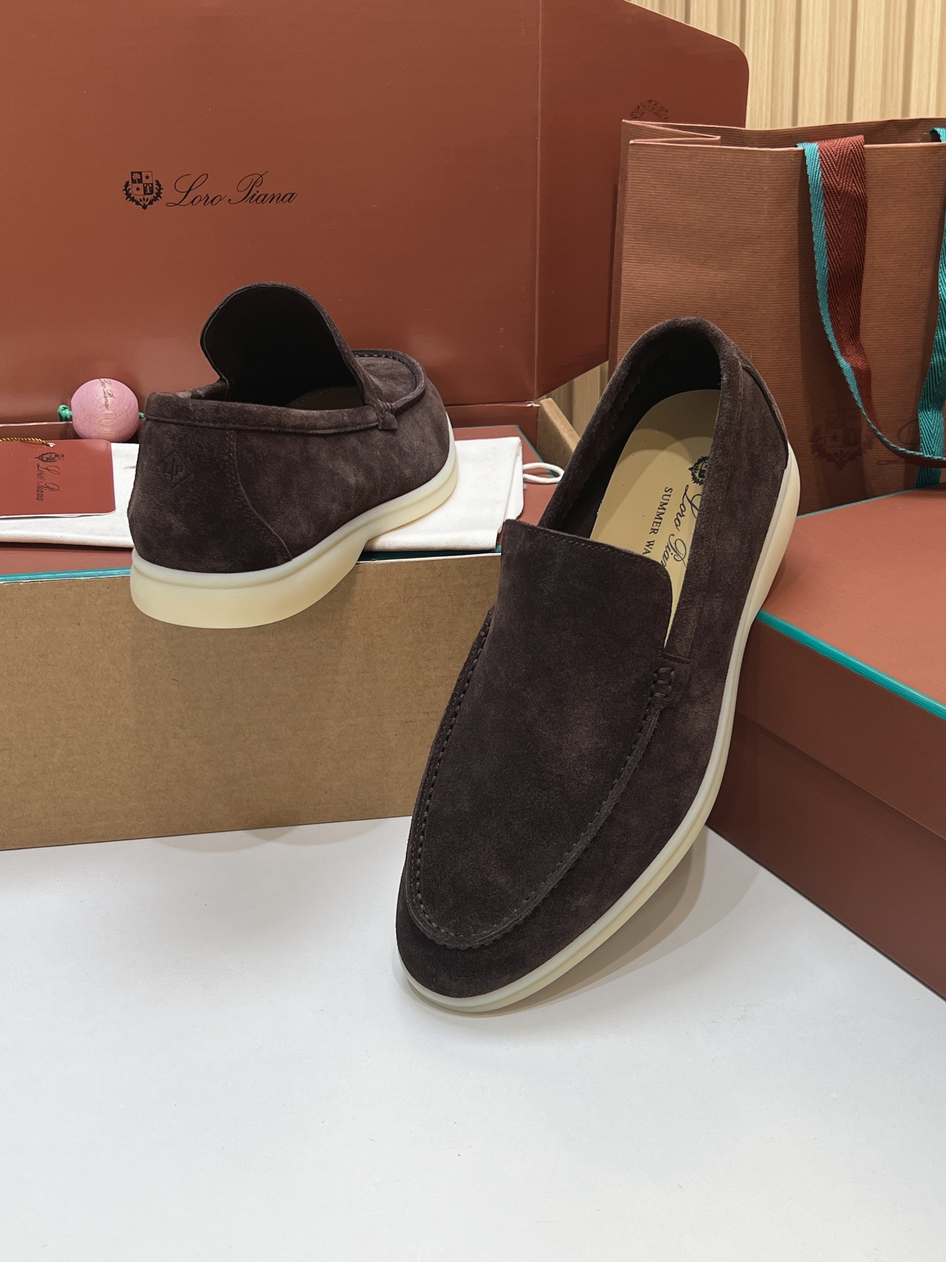 Loro Piana Men's Suede Loafer