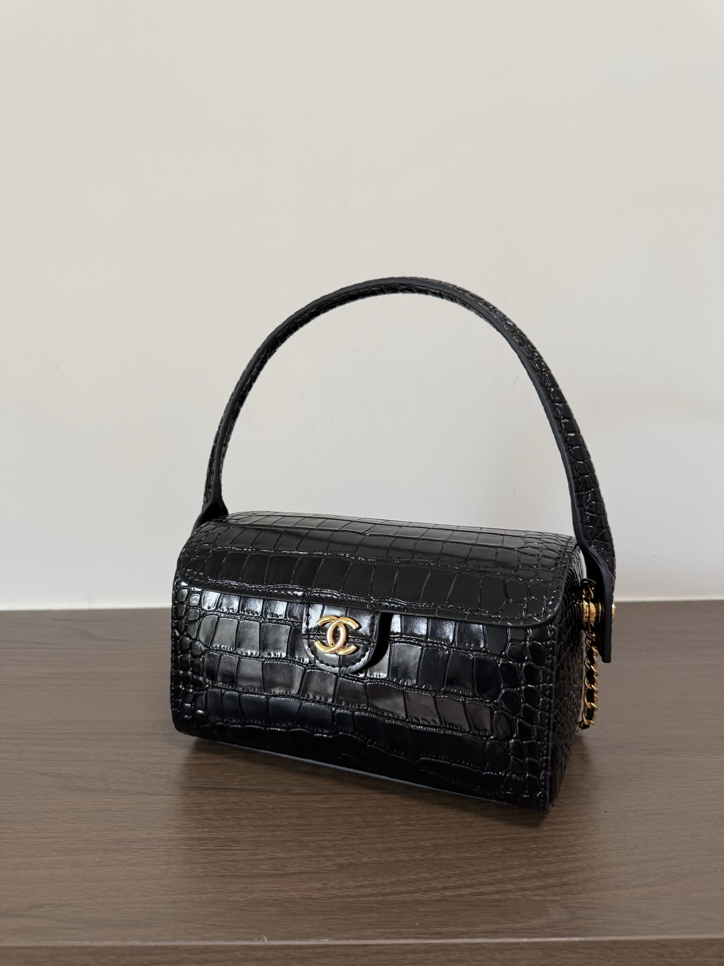 Chanel new handle bowling bag handbag