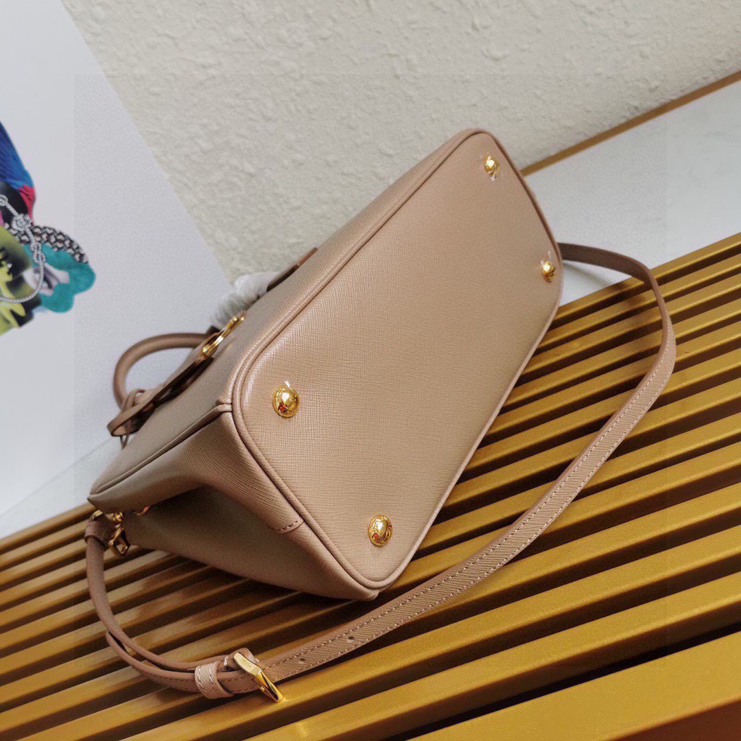 Prada Galleria medium Saffiano leather bag-Beige 1BA863