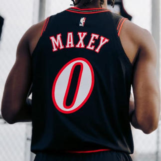 MN Heat-Pressed Retro Jersey: SW 76ers 2026 Season #0 Maxey