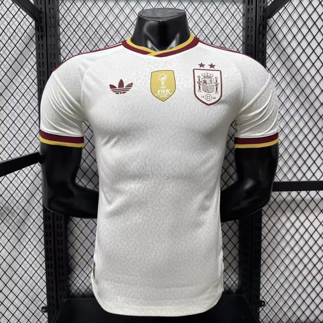 Player Version 2026 World Cup Spain Away （Two stars）Jersey S-4XL