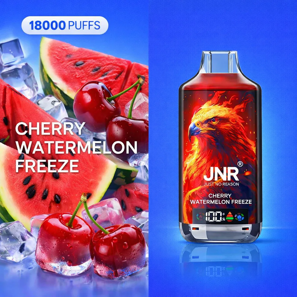 JNR Falcon X 18K Disposable Vape – Cherry Watermelon Freeze - Vaba Vaba